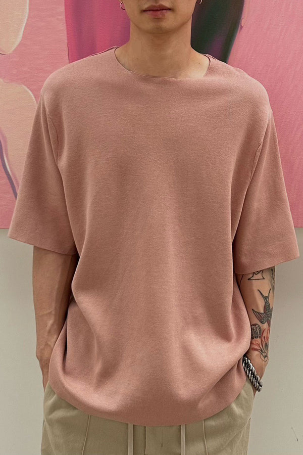 DEVOA T-shirt KTS-CSL1 dark pink
